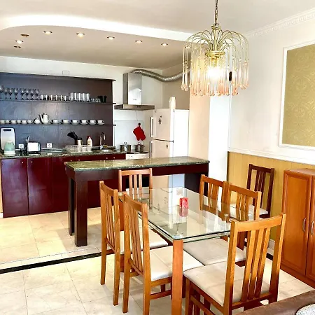 Apartment Guest With Living Room, Dining And Kitchen Next To Center *