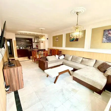 Apartment Guest With Living Room, Dining And Kitchen Next To Center