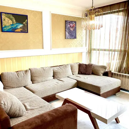 Apartment Guest With Living Room, Dining And Kitchen Next To Center